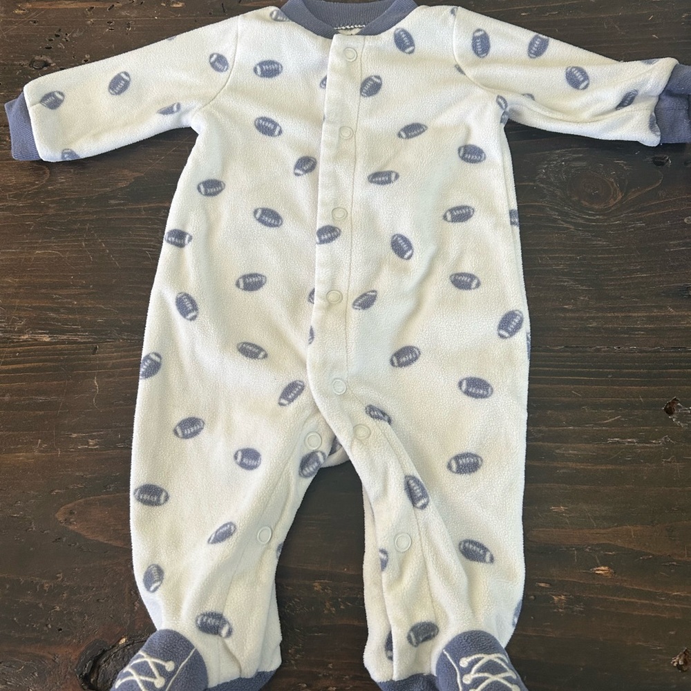 Cozy White and Gray Kids One Piece